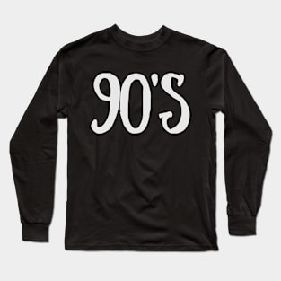 90s - Aesthetic Long Sleeve T-Shirt